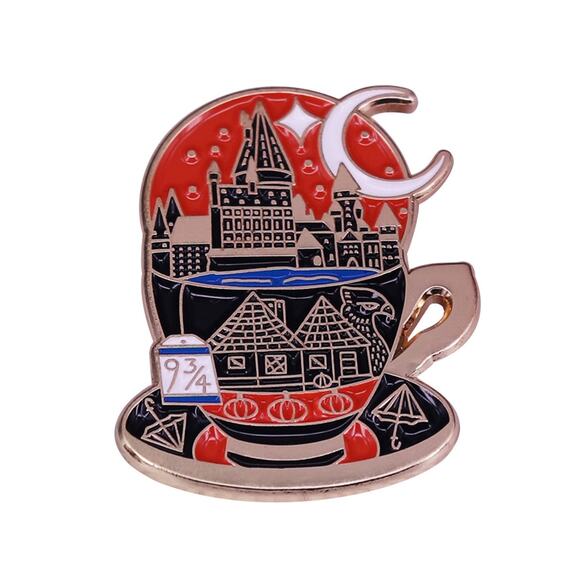 Harry Potter Hogwarts In a Cup Hard Enamel Pins 177-1 - Picture 2 of 6